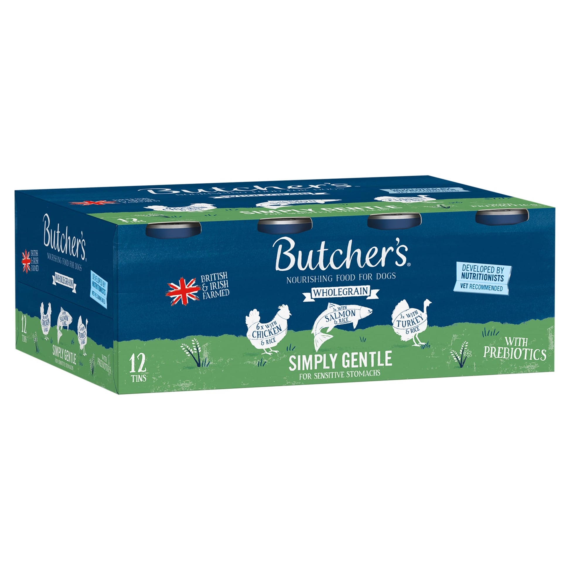 Butcher's Wholegrain Simply Gentle Dog Food Tins 12x390g — image 1