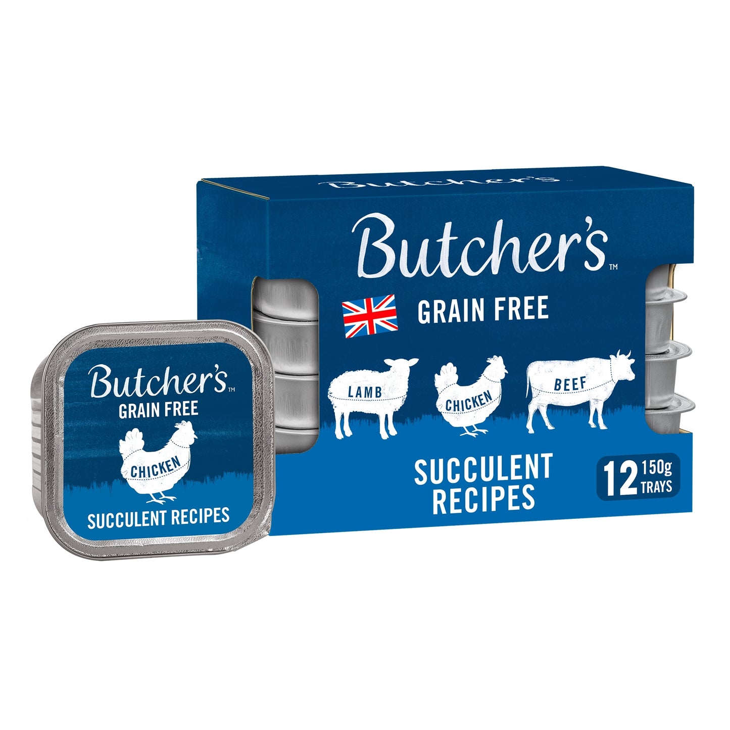 Butchers Succulent 12X150g Foiltray — image 1