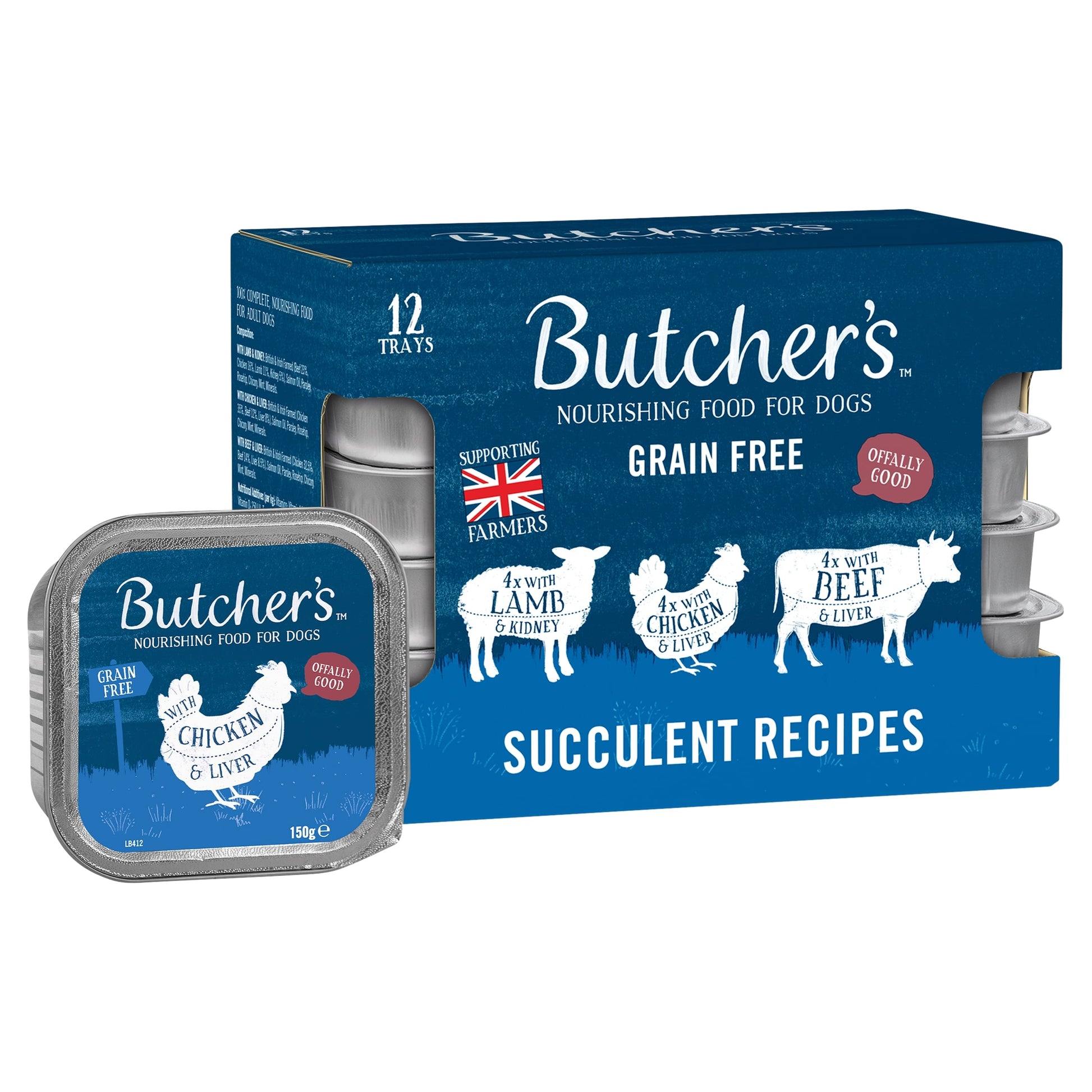 Butchers Succulent 12X150g Foiltray — image 2