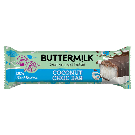 Buttermilk Plant Powered Coconut Choccy Bar 45g — image 1