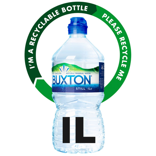 Buxton Still Natural Mineral Water Sports Cap 1L — image 1