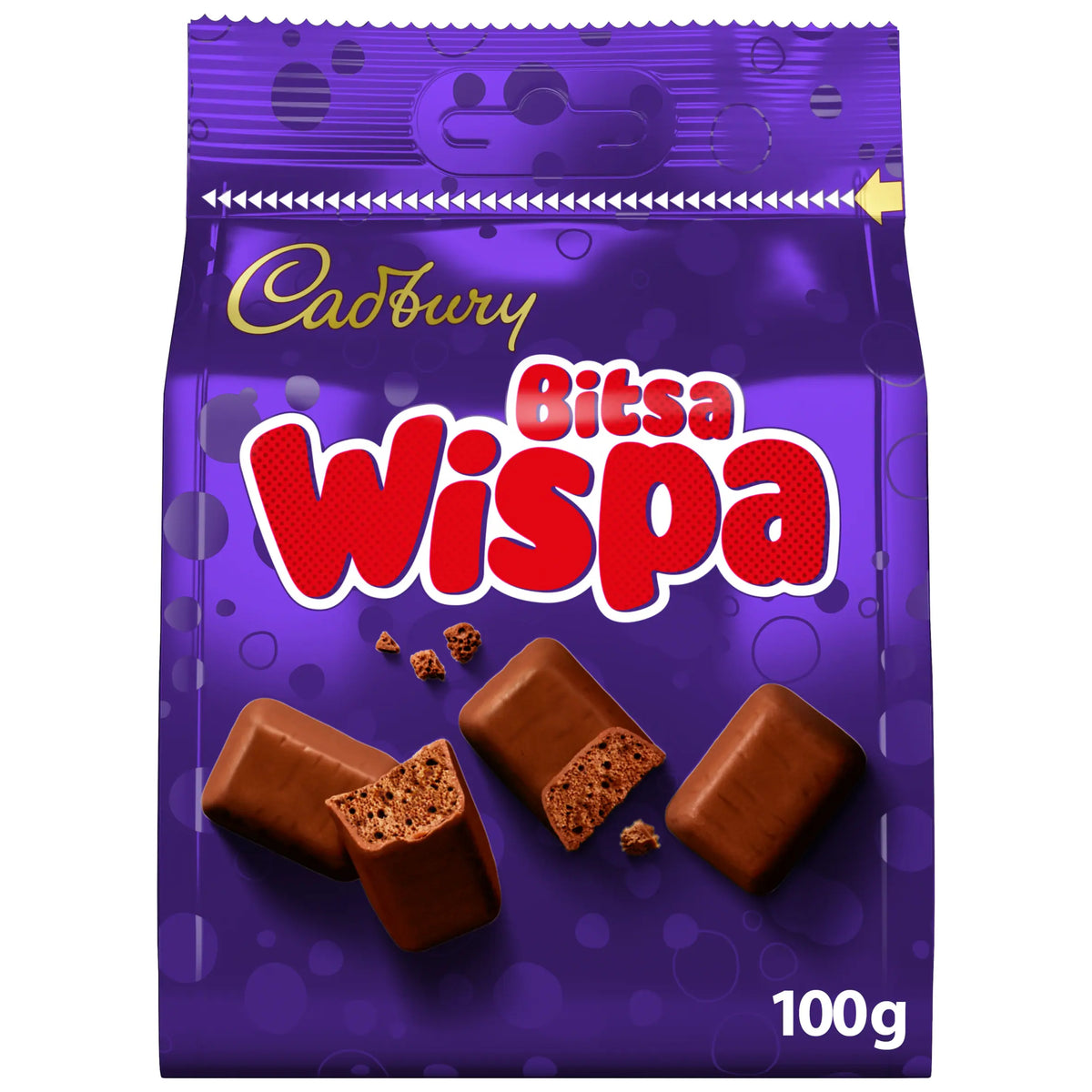 Cadbury Bitsa Wispa Chocolate Bag 100G — image 1