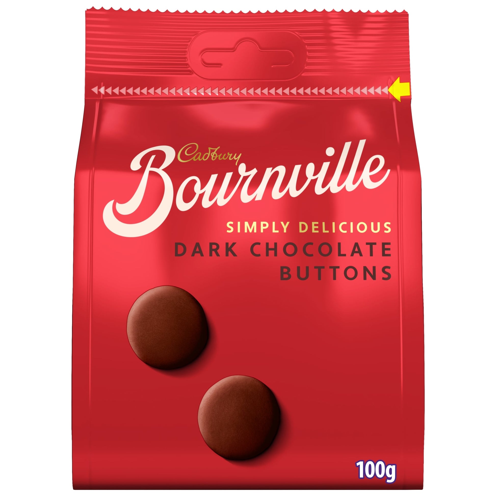 Cadbury Bournville Giant Chocolate Buttons Bag 100G — image 1