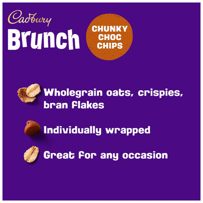Cadbury Brunch Chocolate Chip Wholegrain Cereal Bars 4 x 28g — image 3