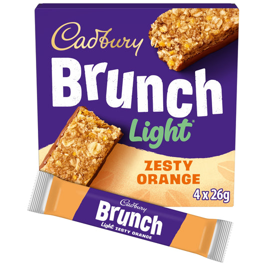Cadbury Brunch Light Orange Wholegrain Cereal Bars 4 x 26g — image 1
