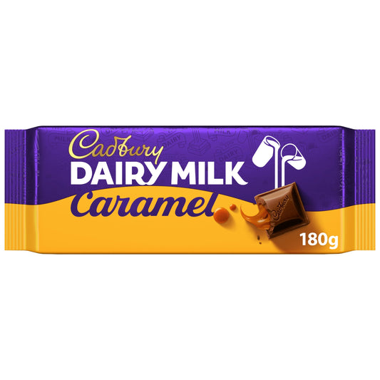 Cadbury Dairy Milk Caramel Chocolate Bar 180g — image 1