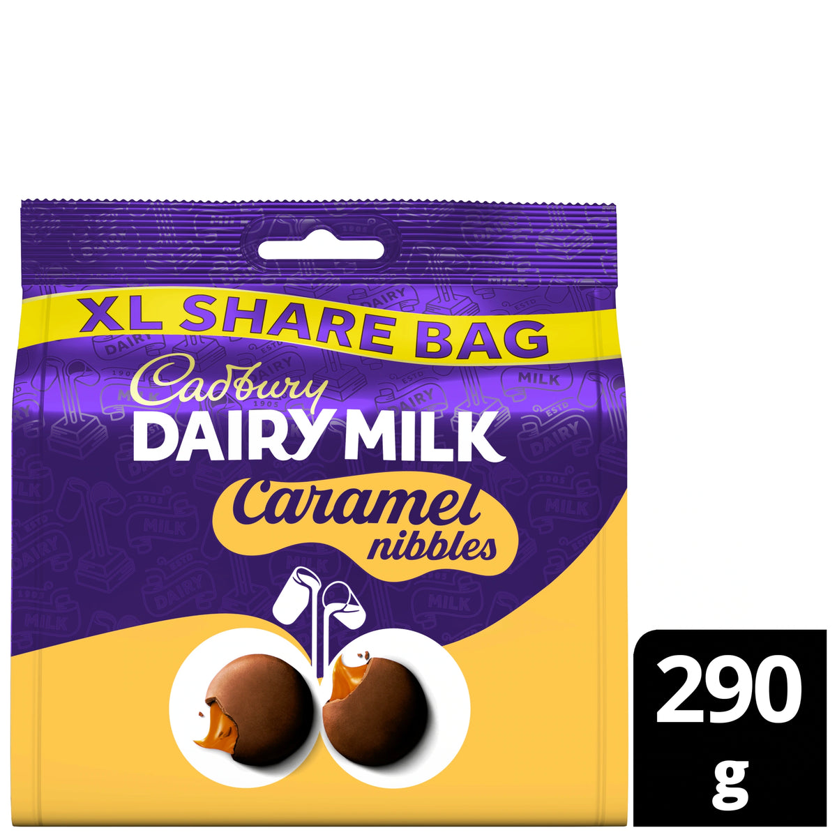 Cadbury Dairy Milk Caramel Nibbles Chocolate 290g — image 1