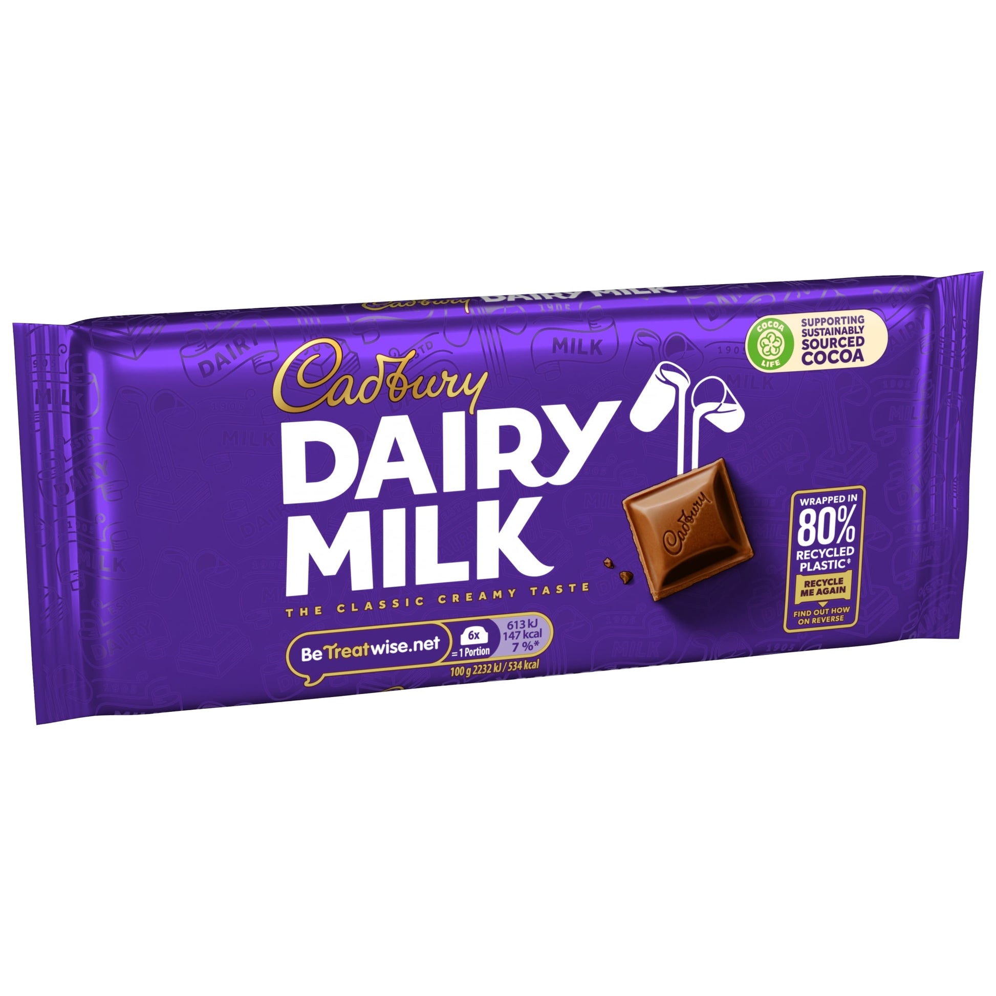 Cadbury Dairy Milk Chocolate Bar 110g — image 4