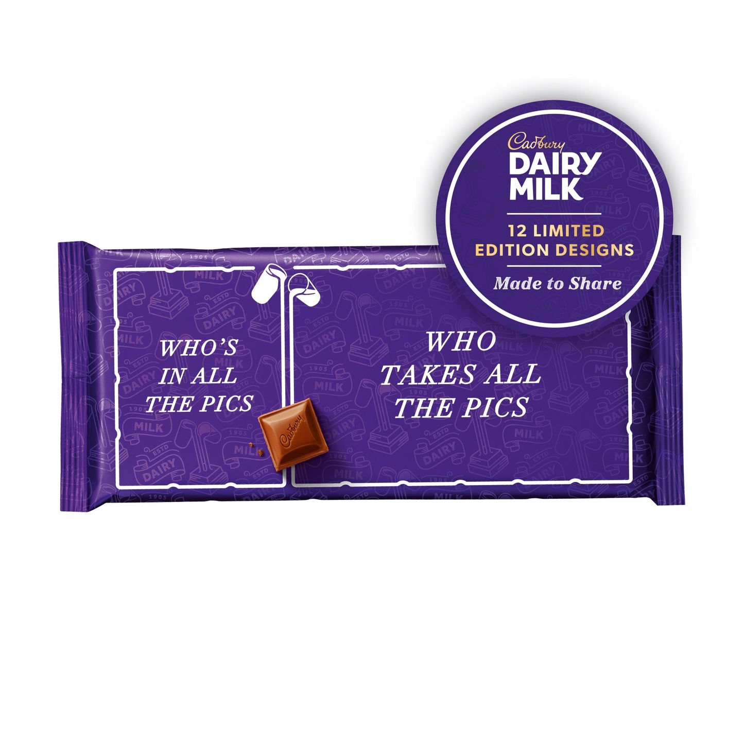 Cadbury Dairy Milk Chocolate Bar 180g — image 4