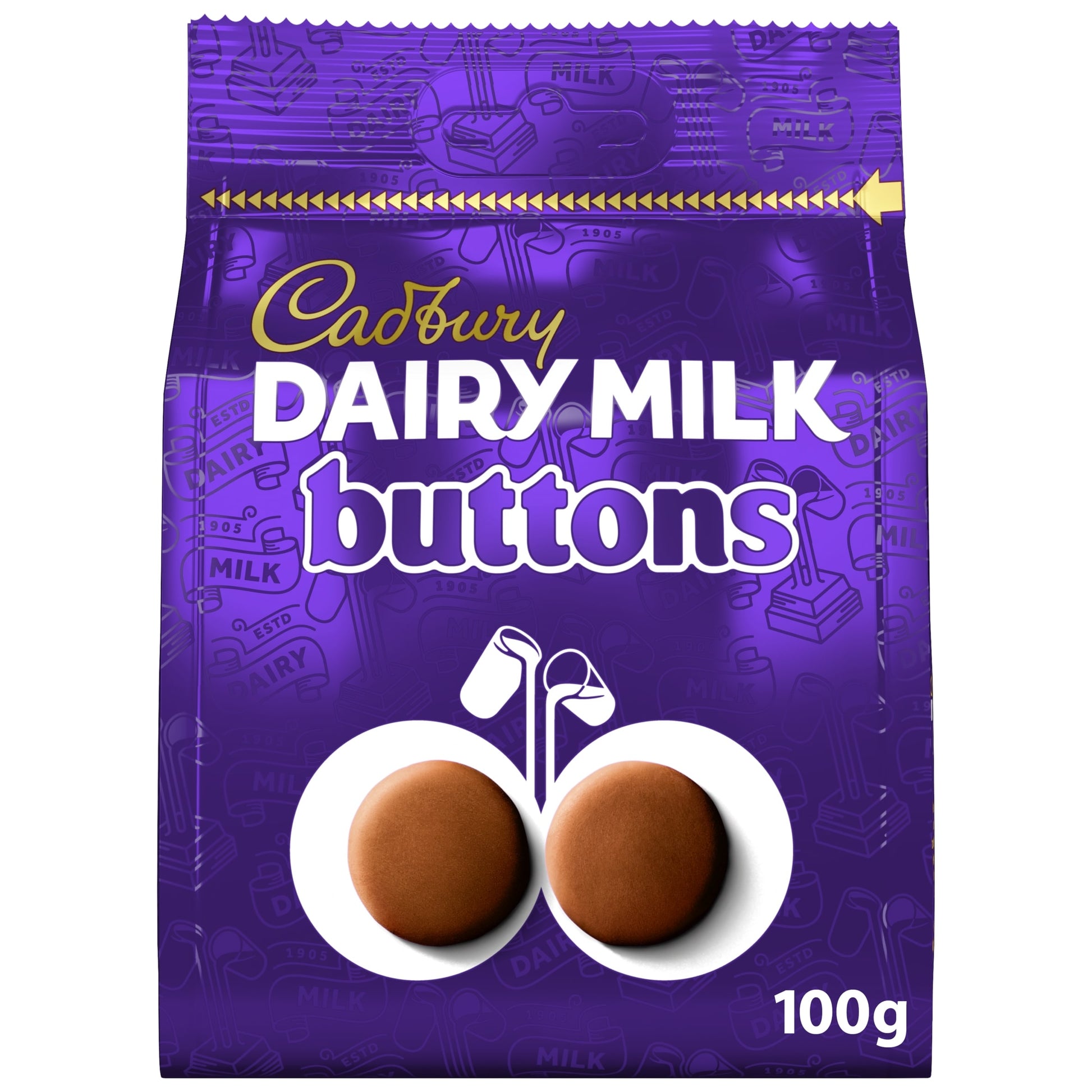 Cadbury Dairy Milk Chocolate Buttons Bag 100G — image 1