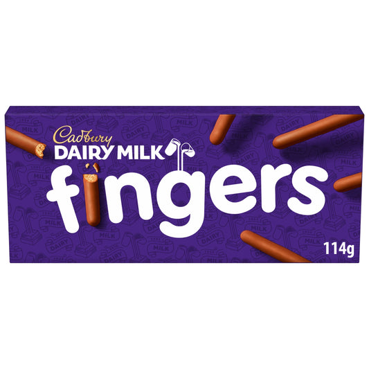 Cadbury Dairy Milk Chocolate Fingers Biscuits 114g — image 1