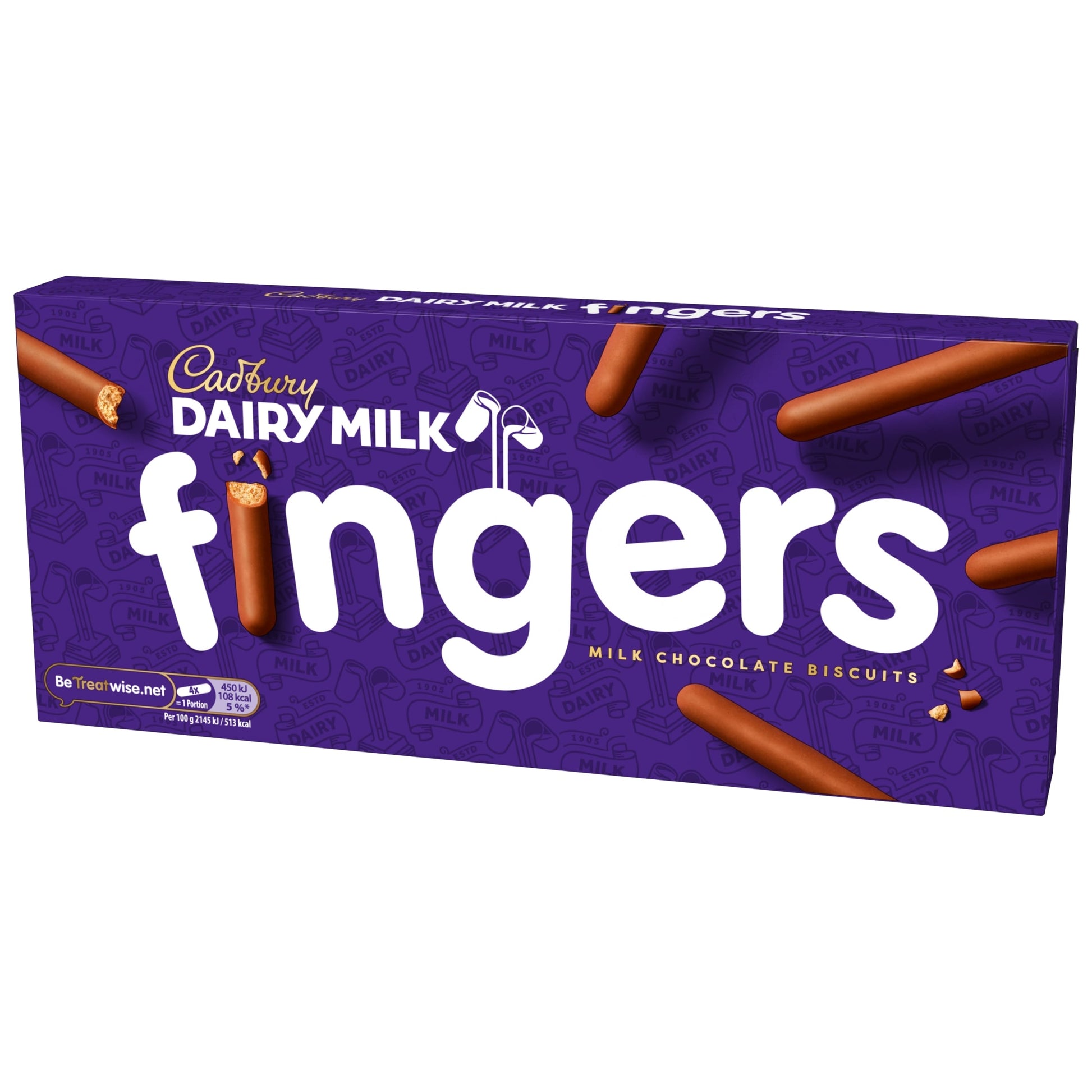 Cadbury Dairy Milk Chocolate Fingers Biscuits 114g — image 4