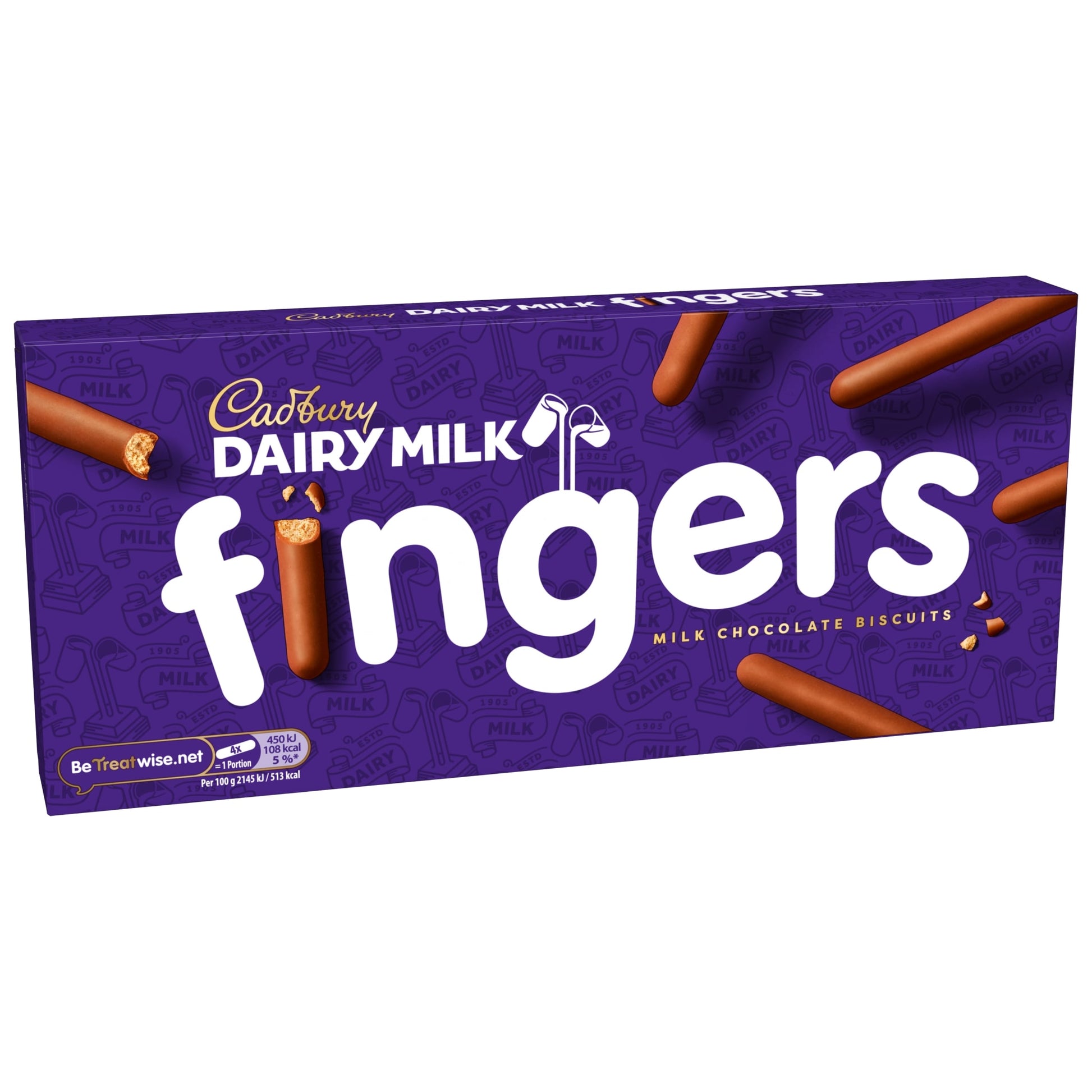 Cadbury Dairy Milk Chocolate Fingers Biscuits 114g — image 5
