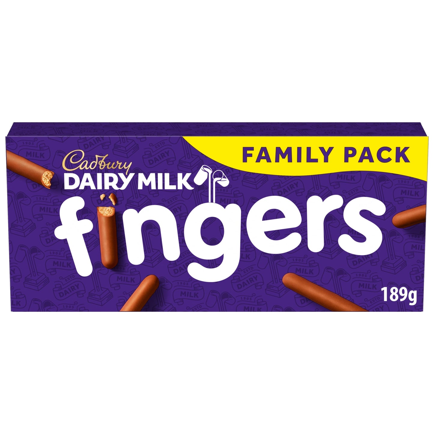 Cadbury Dairy Milk Chocolate Fingers Biscuits 189g — image 1
