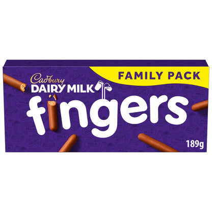 Cadbury Dairy Milk Chocolate Fingers Biscuits 189g — image 1