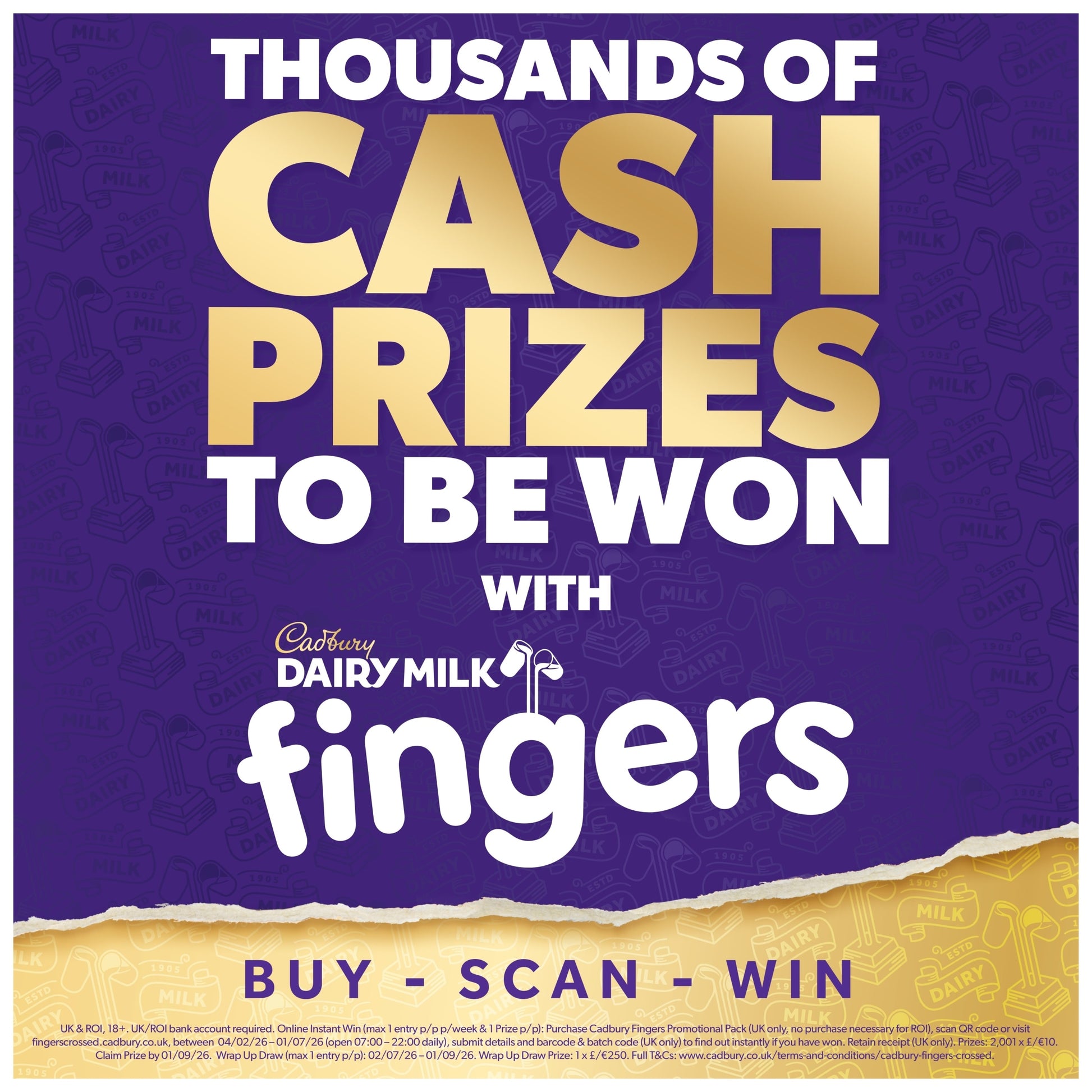 Cadbury Dairy Milk Chocolate Fingers Biscuits 189g — image 3
