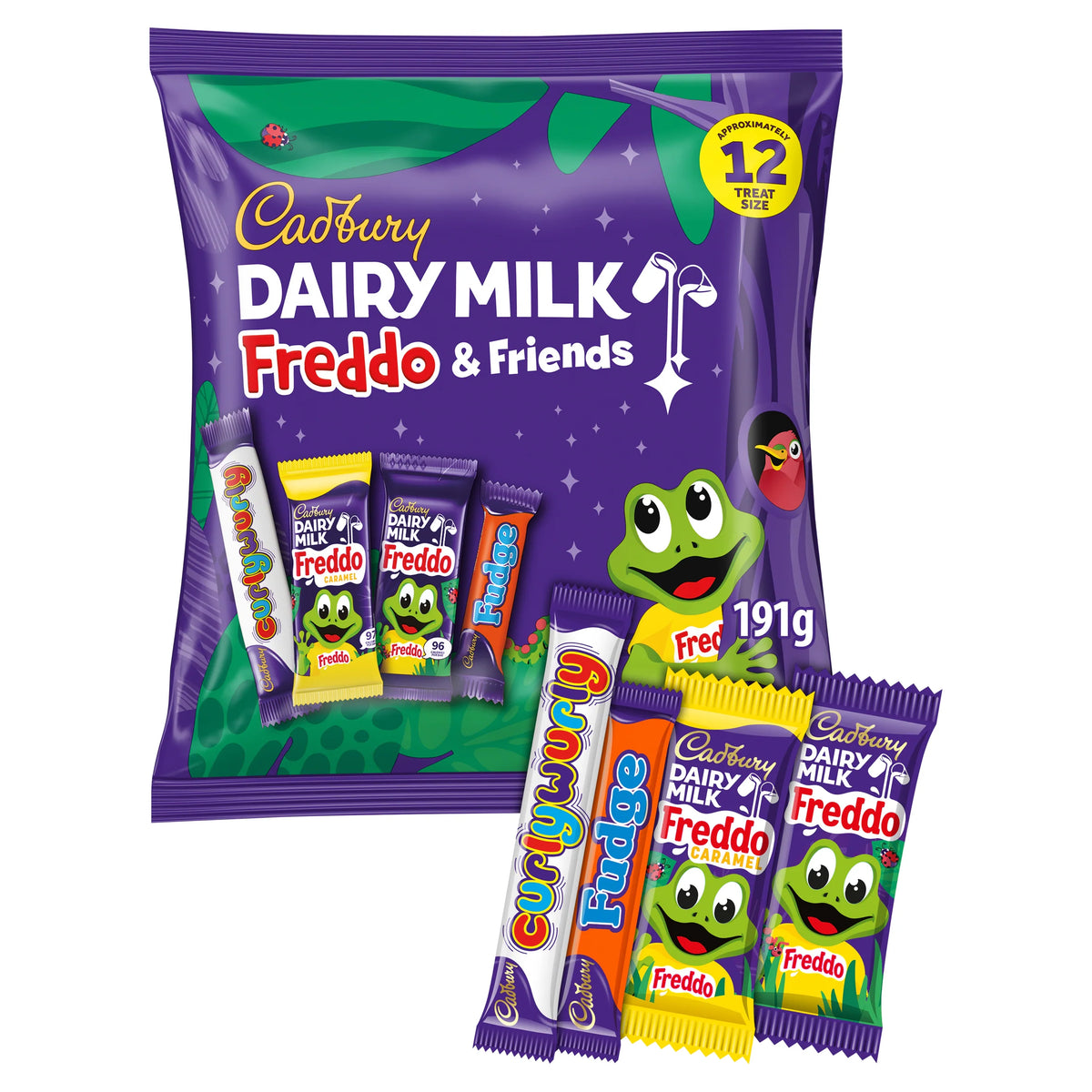 Cadbury Dairy Milk Freddo & Friends Treat Size Chocolate Bars Multipack 1 X 191g — image 1