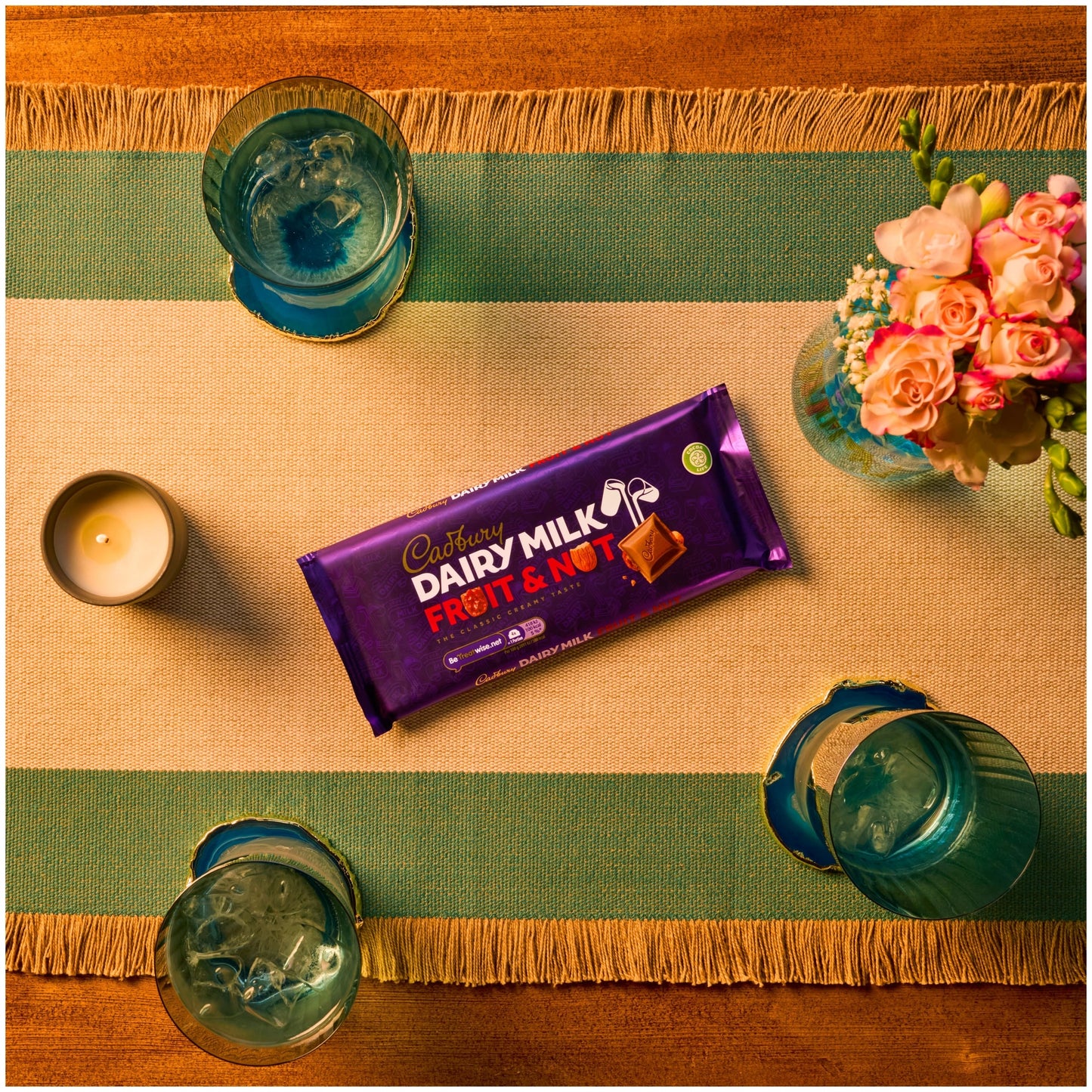 Cadbury Dairy Milk Fruit and Nut Chocolate Bar 180g — image 2