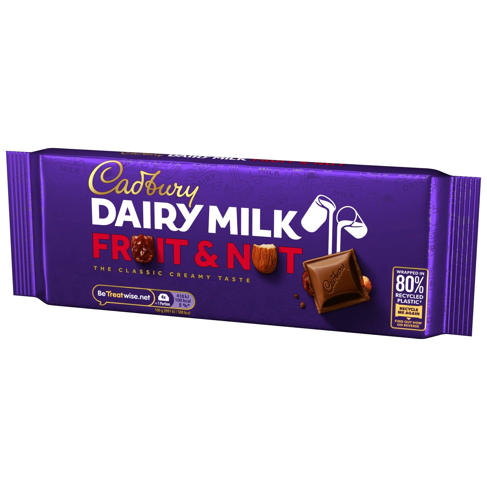 Cadbury Dairy Milk Fruit and Nut Chocolate Bar 180g — image 4