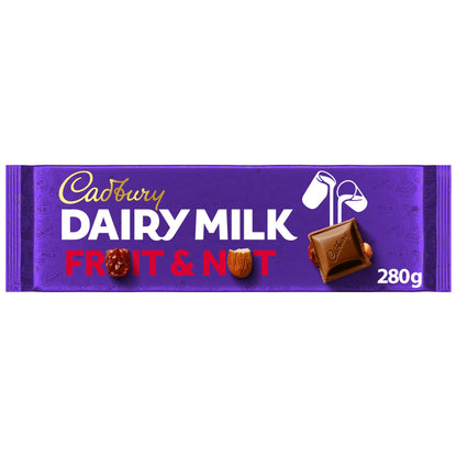 Cadbury Dairy Milk Fruit and Nut Chocolate Block 280g — image 1