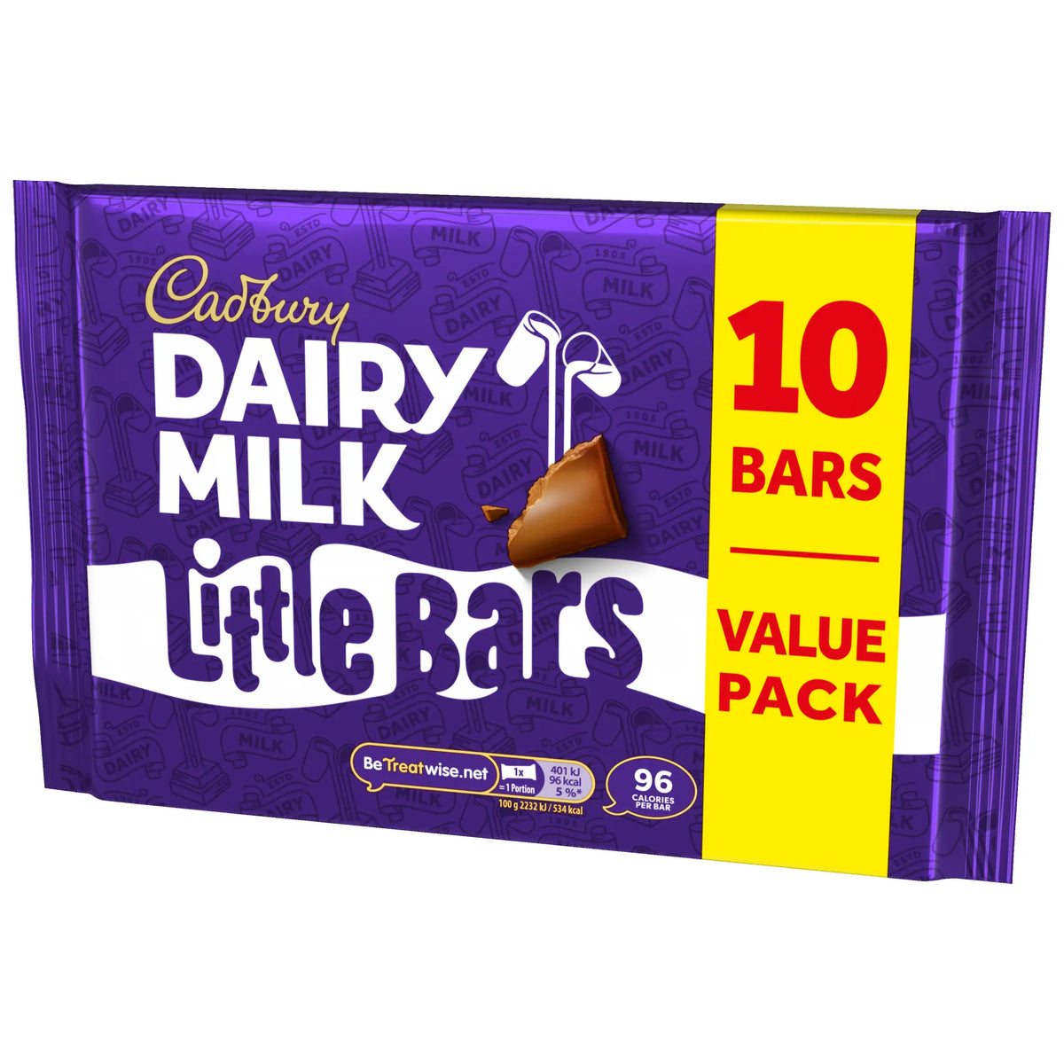 Cadbury Dairy Milk Little Bars Chocolate Bars 10 Pack Multipack 18g — image 3