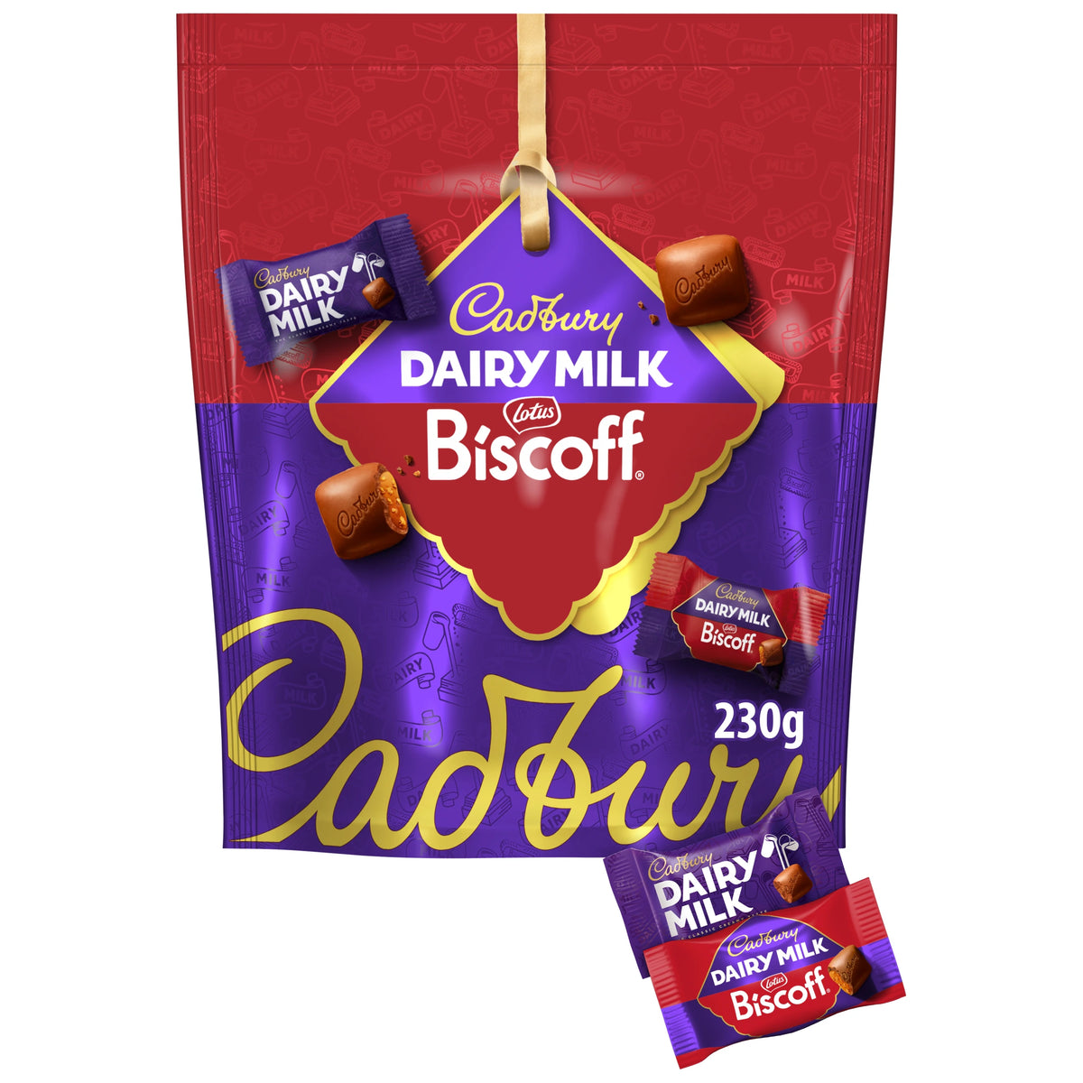 Cadbury Dairy Milk Lotus Biscoff Chunk Pouch 230g — image 1