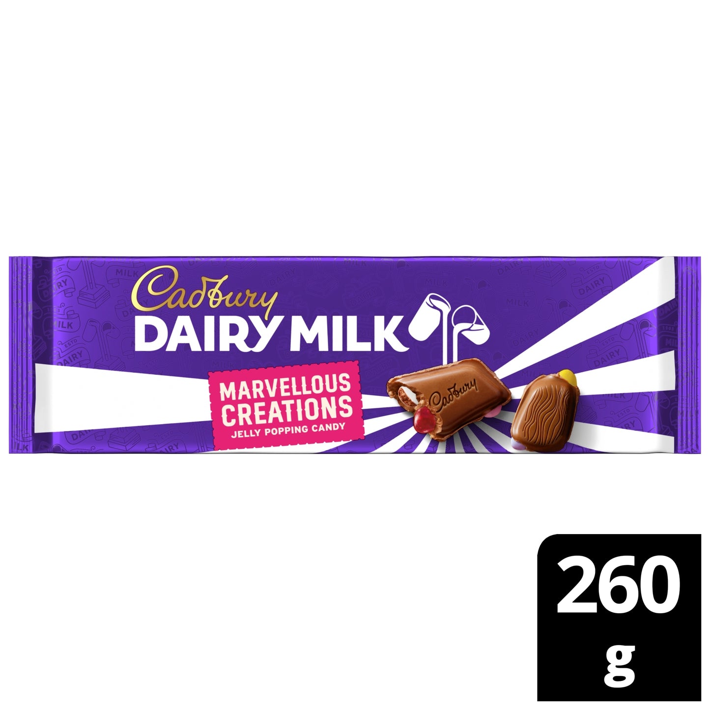 Cadbury Dairy Milk Marvellous Creations Jelly Popping Candy 260g — image 1