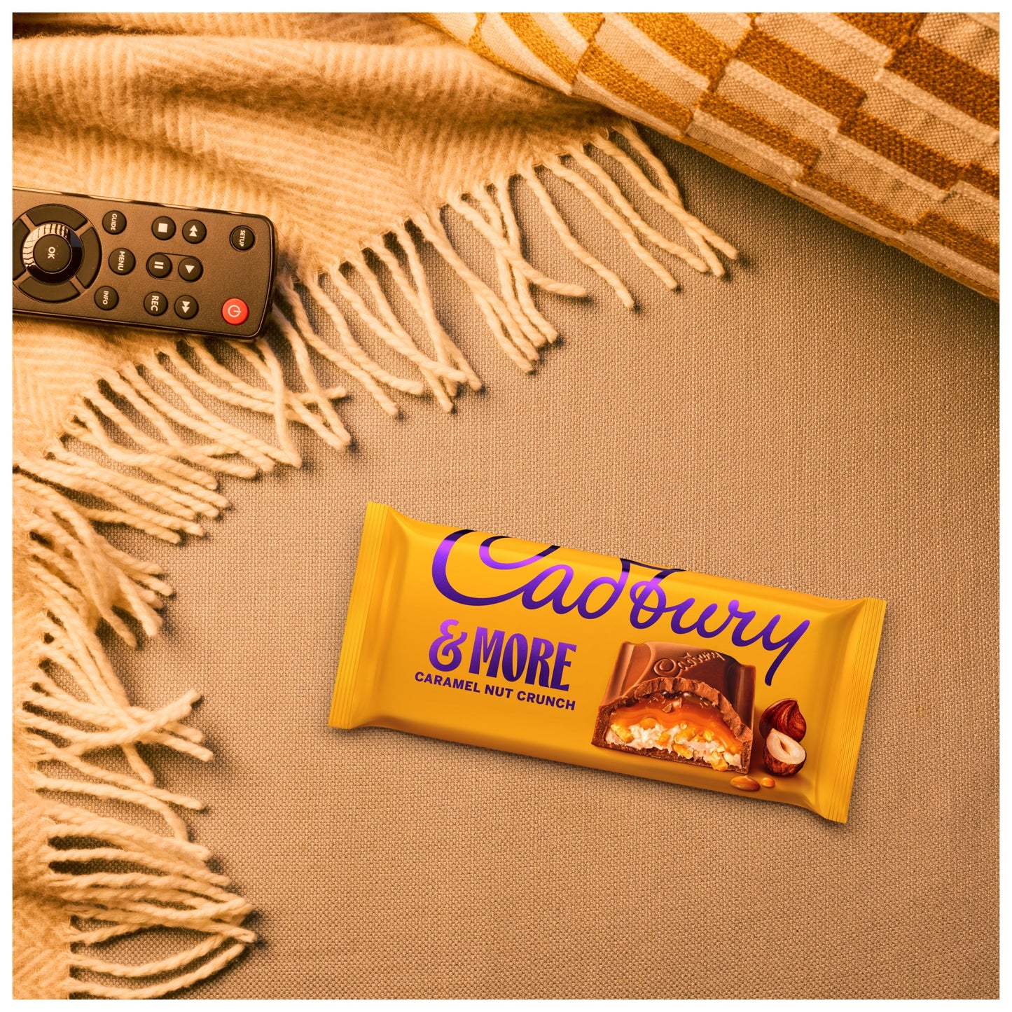 Cadbury Dairy Milk &More Caramel Nut Crunch Chocolate Bar 200g — image 2