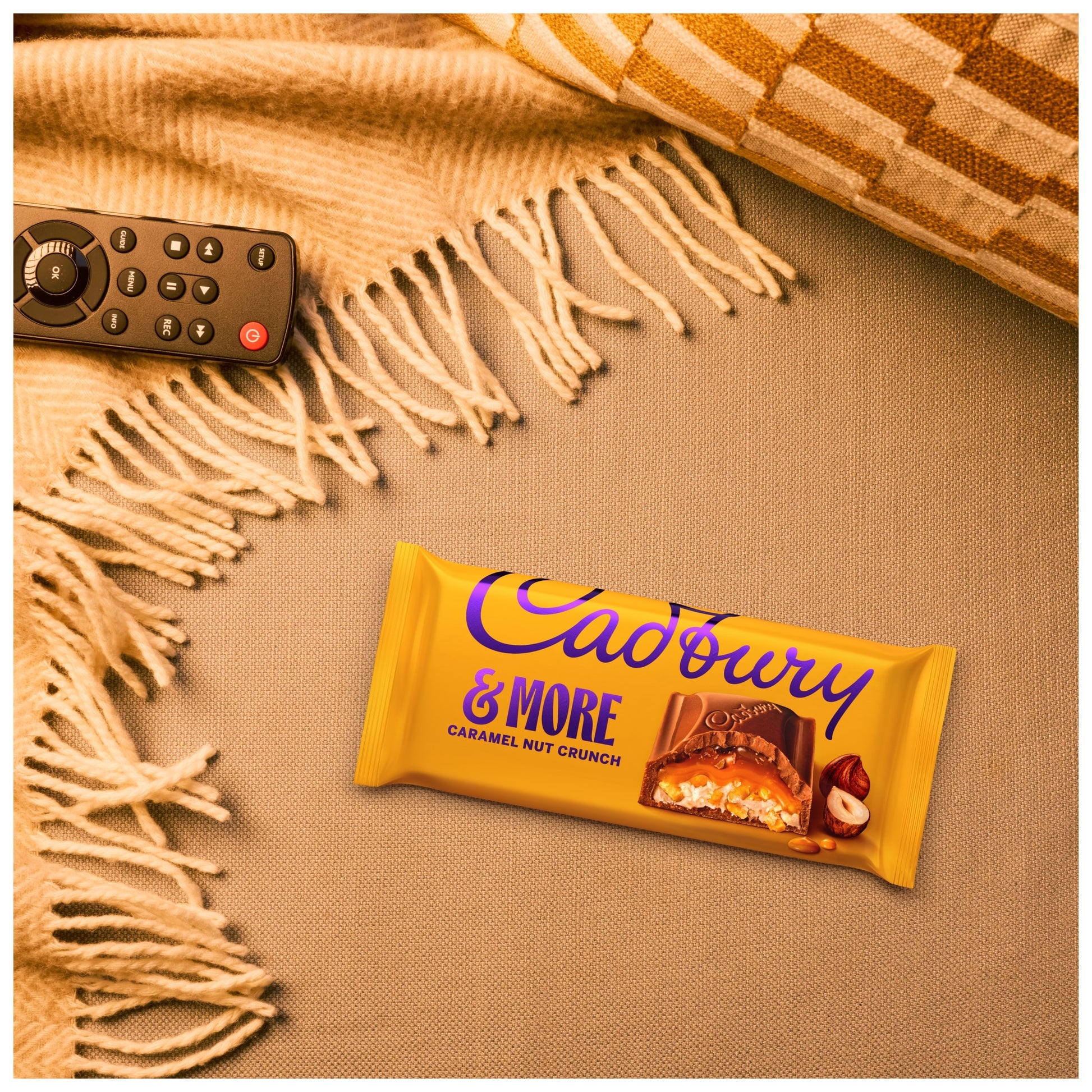 Cadbury Dairy Milk &More Caramel Nut Crunch Chocolate Bar 200g — image 2