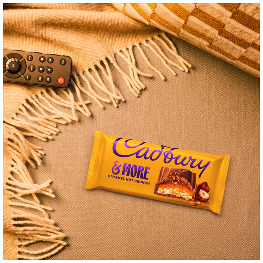 Cadbury Dairy Milk &more Caramel Nut Crunch Chocolate Bar 200g
