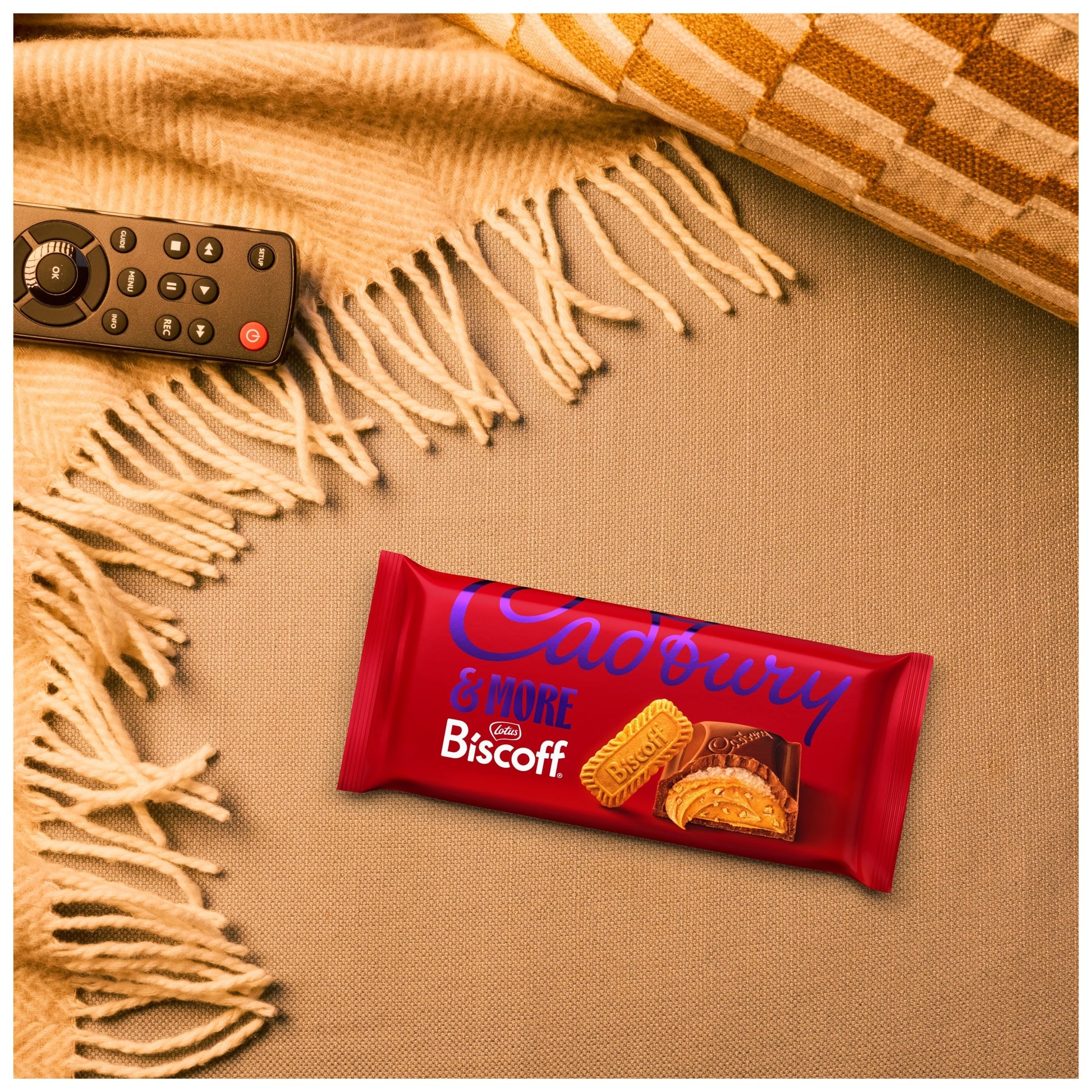 Cadbury Dairy Milk &More Lotus Biscoff Chocolate Bar 195g — image 3