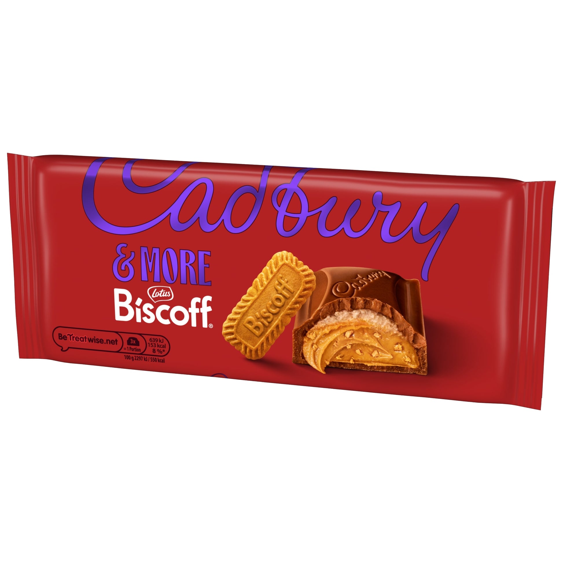 Cadbury Dairy Milk &More Lotus Biscoff Chocolate Bar 195g — image 5
