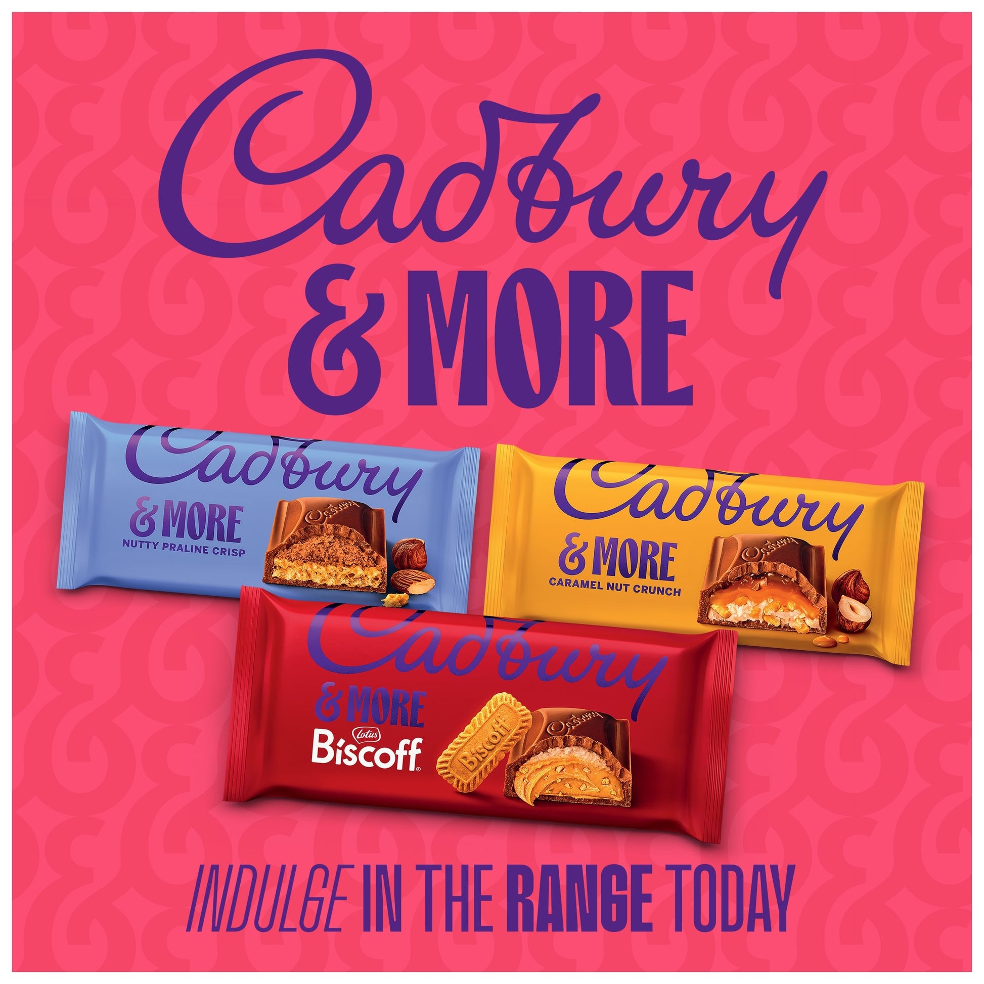Cadbury Dairy Milk &More Nutty Praline Crisp Chocolate Bar 180g — image 3