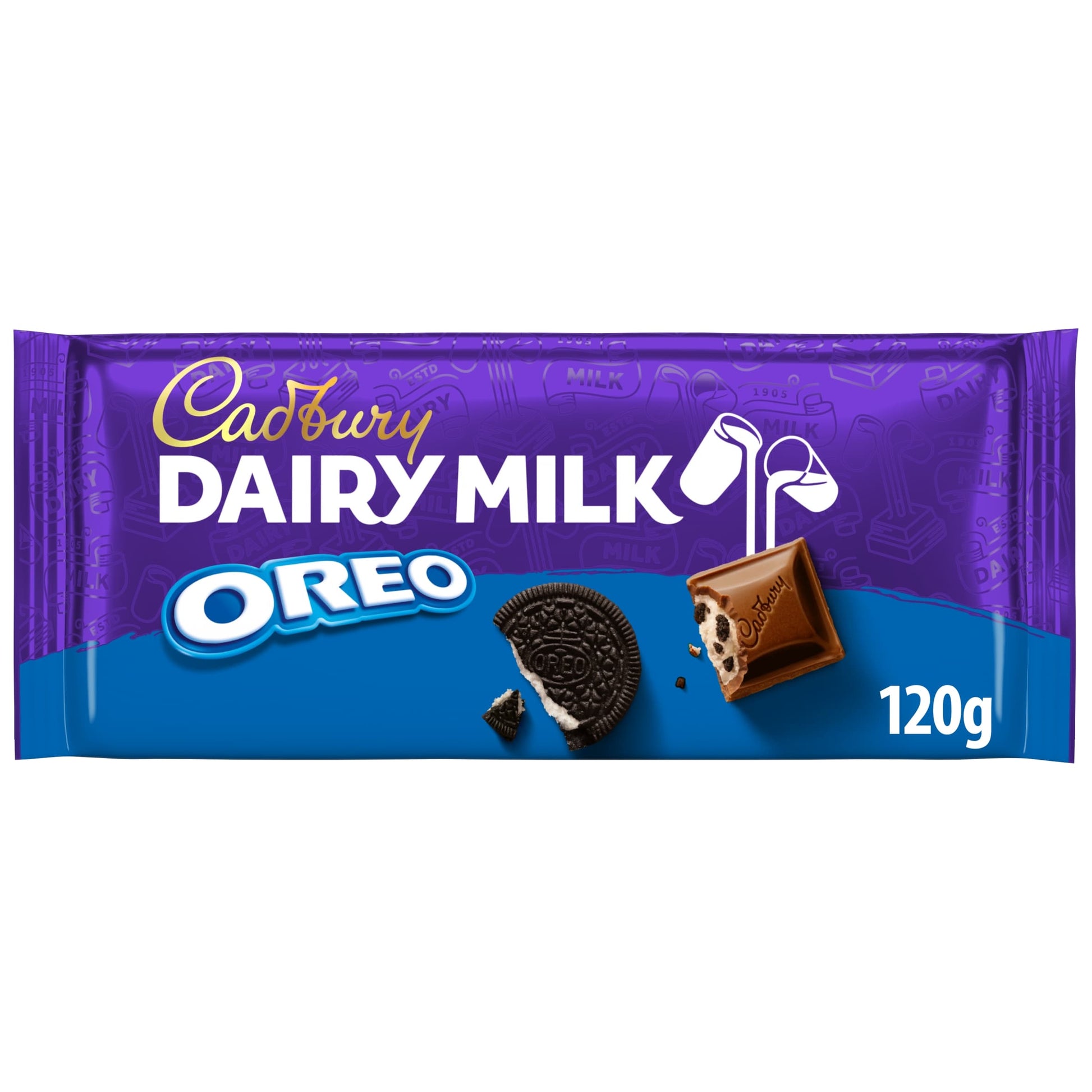 Cadbury Dairy Milk OREO Chocolate Bar 120g — image 1