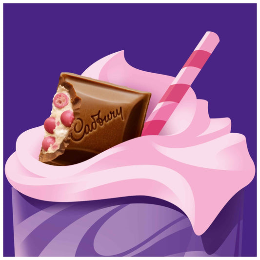 Cadbury Dairy Milk Strawberries & Cream Frappe 115g 115g pack shot