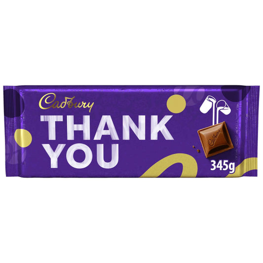Cadbury Dairy Milk Thank You Chocolate Bar — Great British Imports