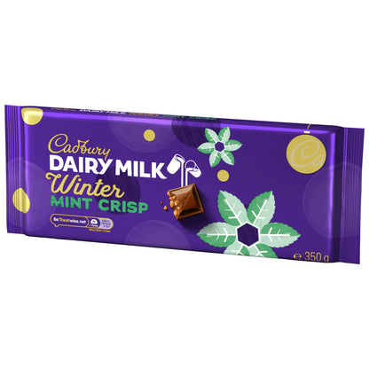 CADBURY DAIRY MILK WINTER MINT CRISP 350G — image 3