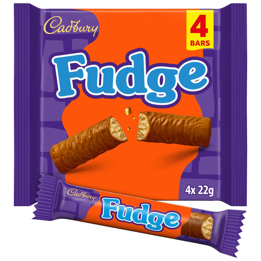 Cadbury Fudge Kids Chocolate Bar Multipack 4 Pack 4 x 22g — image 1