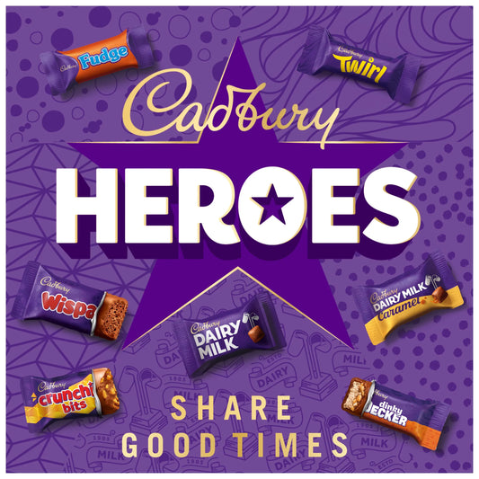 CADBURY HEROES TIN 600G — image 2