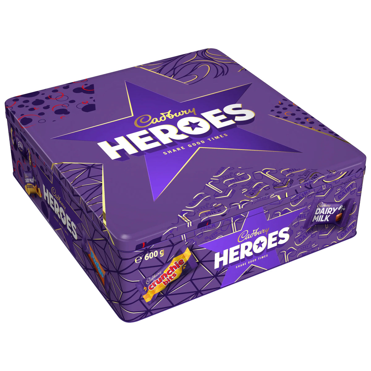 CADBURY HEROES TIN 600G — image 4