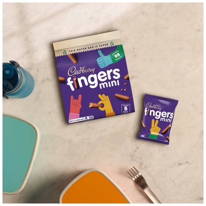 Cadbury Mini Fingers Chocolate Biscuits 5 x 19.3g — image 2