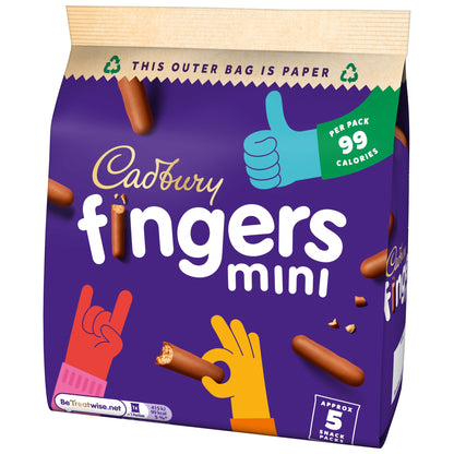Cadbury Mini Fingers Chocolate Biscuits 5 x 19.3g — image 3