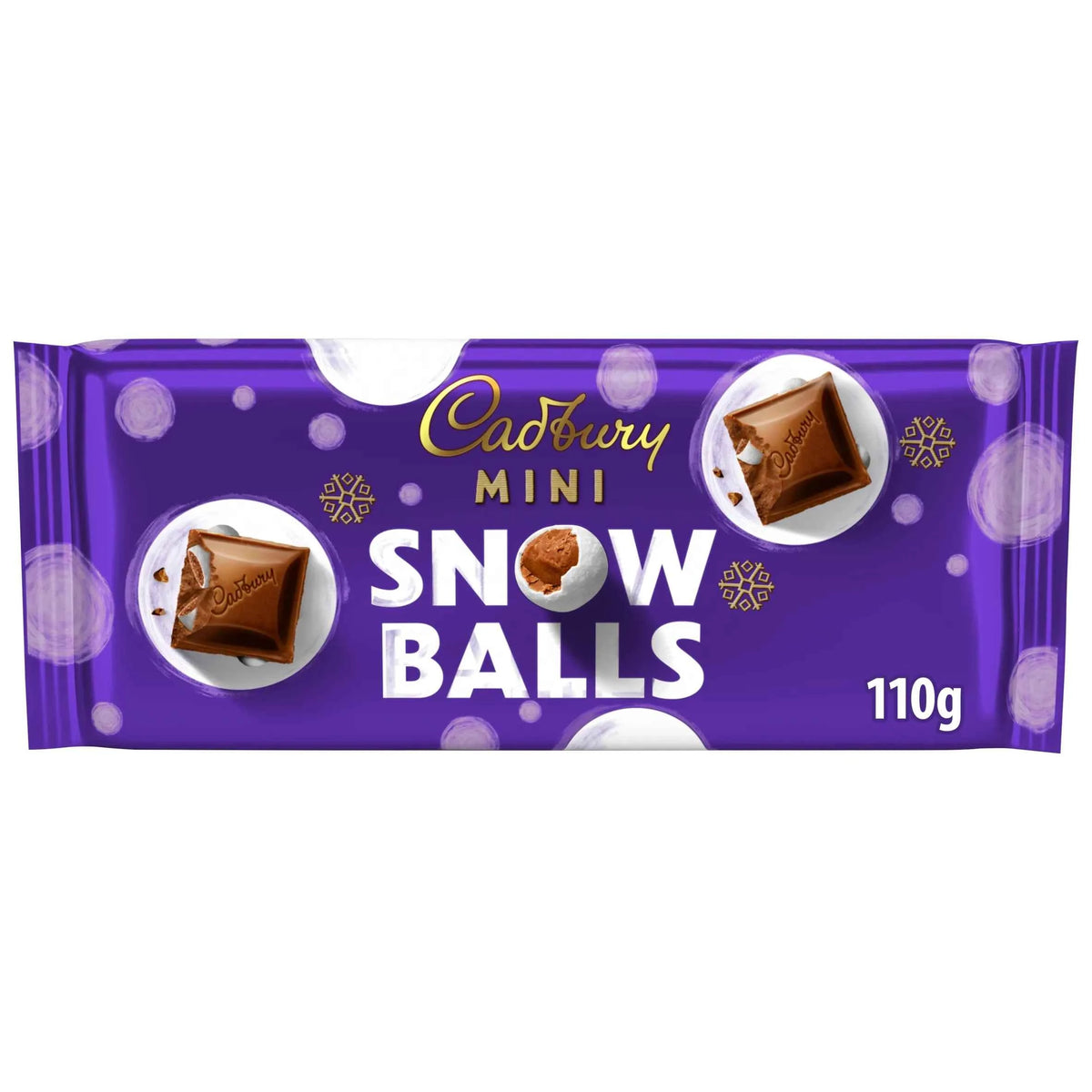 Cadbury Mini Snowballs Chocolate Bar 110g