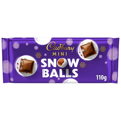 Cadbury Mini Snowballs Chocolate Bar 110g
