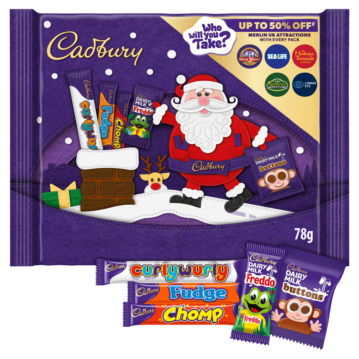 Cadbury Small Xmas Selection Box 78G — image 1