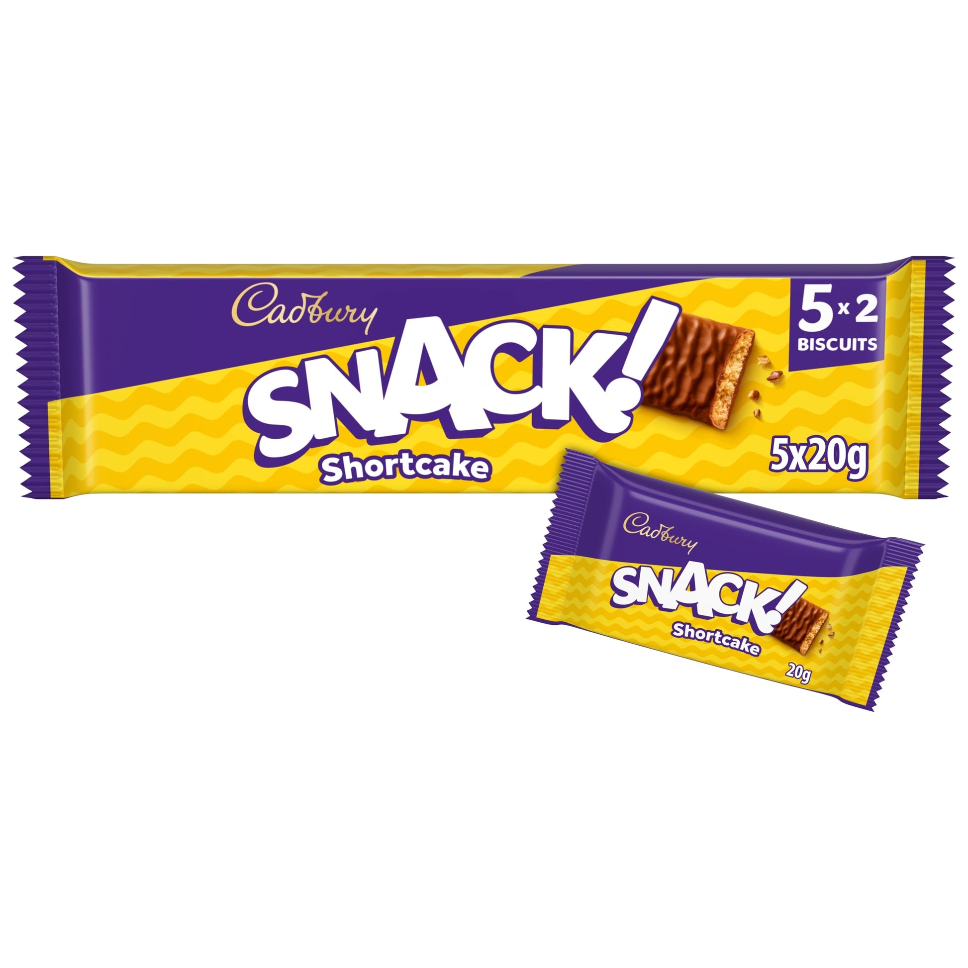 Cadbury Snack Shortcake 5 x 20g — image 1