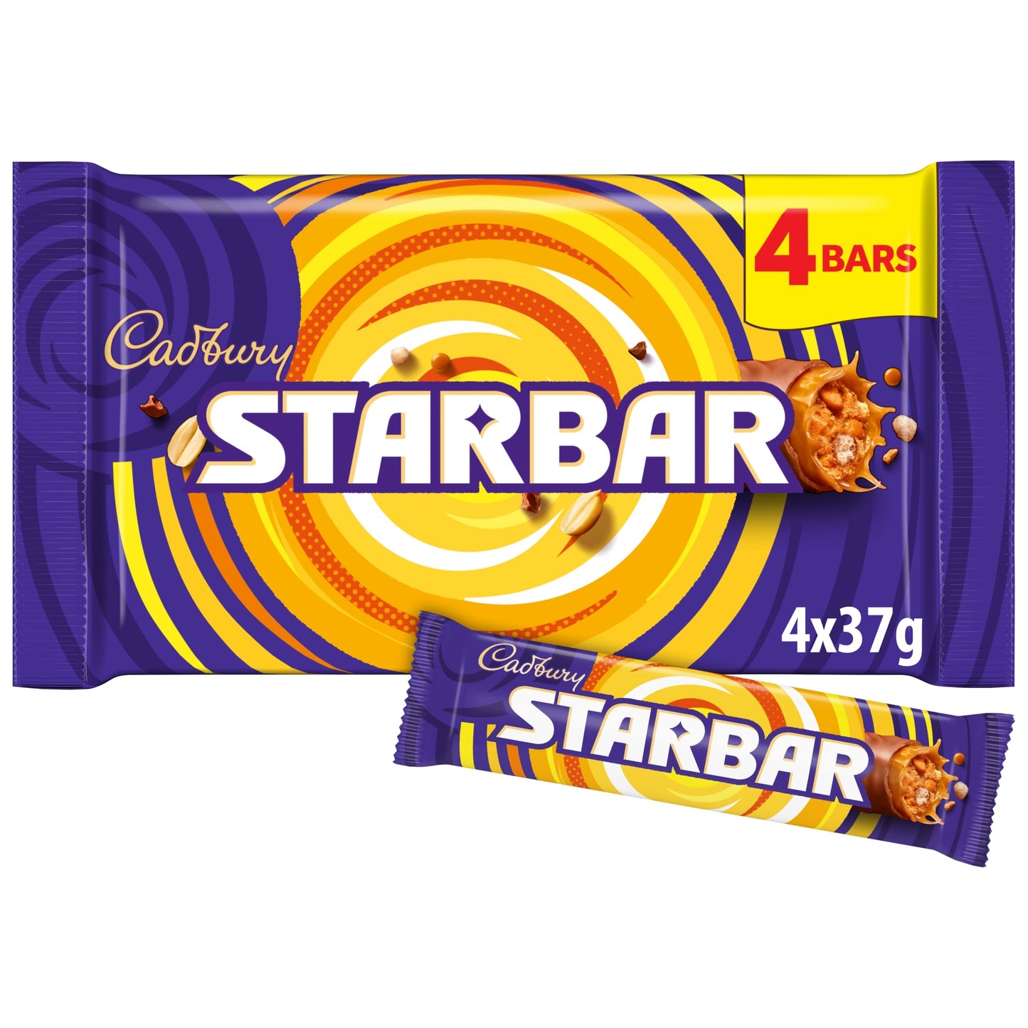 Cadbury Starbar Chocolate Peanut Bar Multipack 4 Pack 4 x 37g — image 1
