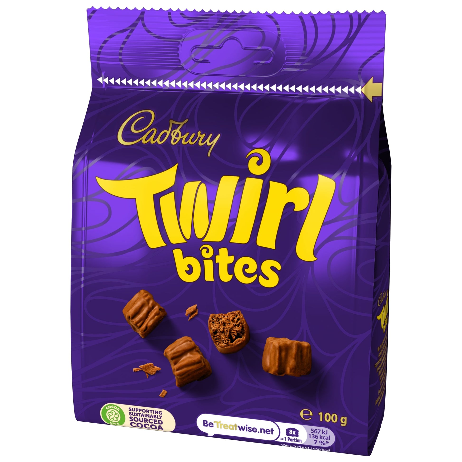 Cadbury Twirl Bites Chocolate Bag 100G — image 3