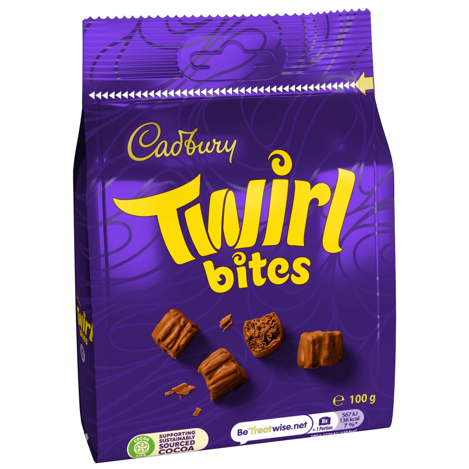 Cadbury Twirl Bites Chocolate Bag 100G — image 4