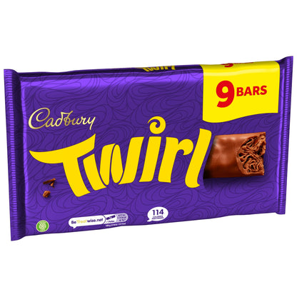 Cadbury Twirl Chocolate Bar 9 Pack Multipack 193.5g — image 4